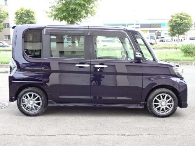 タントカスタム X トップエディション SAII 4WD　本州車　保証1年/走行距離無制限　4WD　パワースライドドア　純正8型ナビ　地デジ　Bluetooth接続　バックカメラ　スマートアシスト　衝突軽減　レーンキープアシスト　LEDヘッドライト　ETC　ハーフレザーシート 660