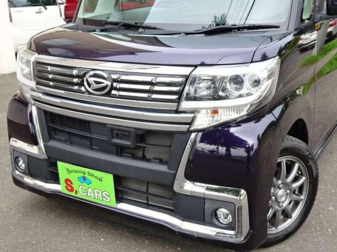 タントカスタム X トップエディション SAII 4WD　本州車　保証1年/走行距離無制限　4WD　パワースライドドア　純正8型ナビ　地デジ　Bluetooth接続　バックカメラ　スマートアシスト　衝突軽減　レーンキープアシスト　LEDヘッドライト　ETC　ハーフレザーシート 660