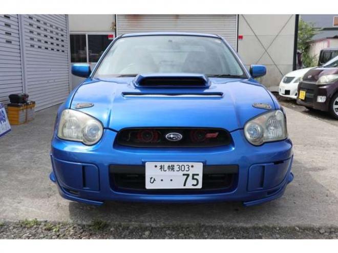 インプレッサSTI 2.0 WRX 4WD　6速マニュアル・ナビ・キーレス・社外マフラー・ローダウン・Tベル済み・R9/7月 2000