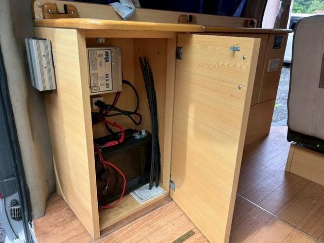 ハイエースワゴン 　キャンピングカー　ＥＴＣ　ナビ　スライドドア　ＡＴ　アルミホイール　エアコン　パワーウィンドウ　運転席エアバッグ 4WD 2700 4Dr