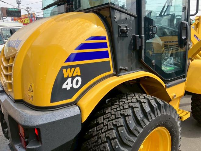 ホイールローダコマツ　未使用　WA40-8　ワンタッチバケツ