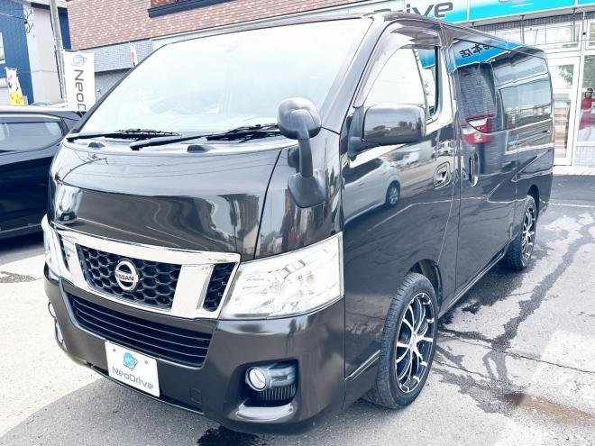キャラバンバン5Dバン2.5DTプレミアムGXロング 4WD　ローンが不安な方＜優遇ローン＞寒冷地仕様　両側スライドドア　社外ナビ　フルセグTV 4WD