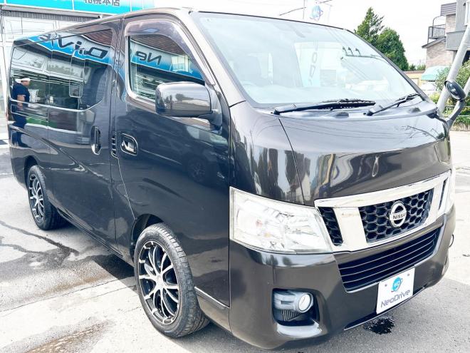 キャラバンバン5Dバン2.5DTプレミアムGXロング 4WD　ローンが不安な方＜優遇ローン＞寒冷地仕様　両側スライドドア　社外ナビ　フルセグTV 4WD