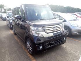 N-BOX　カスタムG Lパッケージ 4WD　検9/9ナビパワスラ夏冬タイヤアルミ革調シートカバー 660