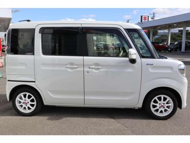 スペーシアハイブリッド X 4WD　純正フルセグナビ　全方位カメラ　ETC　社外前後ドラレコ　両側電動スライドドア 660