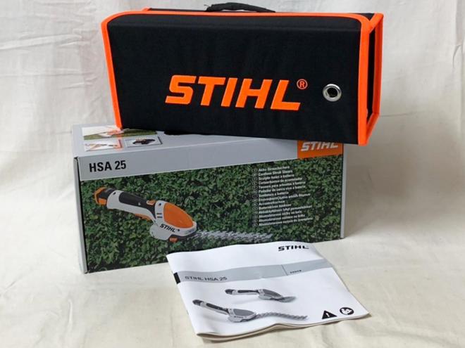 芝草刈機スチール　未使用　HSA25　バッテリーガーデンバリカン　農機具