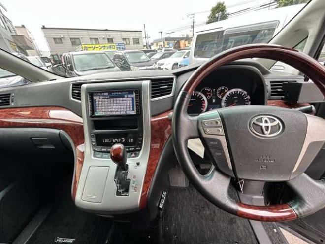 ヴェルファイア2.4 Z プラチナセレクション 4WD　左右電動スライドドア　パワーバックドア　ナビ　バックモニターフルセグTV 2400