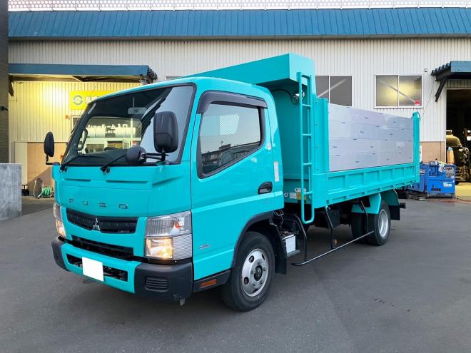 キャンター中古　ワイドファームダンプ　土砂禁ダンプ