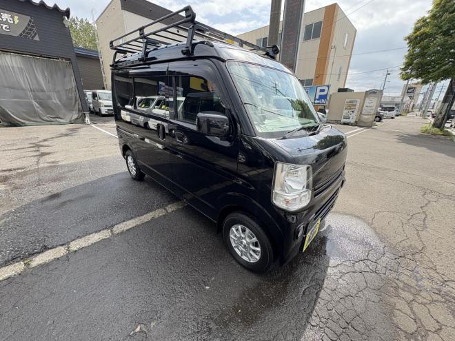 NV100クリッパーNV100クリッハ゜ー 4WD GX TURBO  high roof本州仕入　TURBO　寒冷地仕様　ブレーキアシスト　VSC　デスプレイオーディオ　ルーフキャリア　フォグランプ　アルミホイル　キーレス　ETC レザー調シートカバー　エンジンオイル交換　ATF交換　 4WD 660 ５Dr