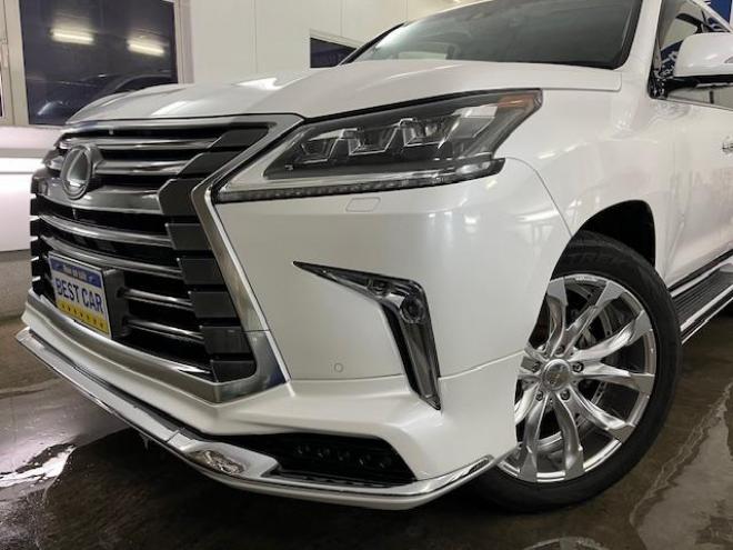 レクサスＬＸ５７０　本州仕入　レクサスセーフティセンス　寒冷地仕様　禁煙車　ＷＡＬＤ２２インチＡＷ　社外１８ＡＷ＋スタッドレスタイヤ付　モデリスタスポイラー　電動サンルーフ　純正レザーシート　純正ナビ（フルセグ地デジ　ＤＶＤ再生　Ｂｌｕｅｔｏｏｔｈ対応）＋バックカメラ＋全方位カメラ　マークレビンソン　リアエンターテイメント・リアツインモニター　パワーバックドア　レーダークルーズコントロール　シートヒーター＆クーラー　前後ドラレコ　クールボックス　ヘッドアップディスプレイ 4WD 5700 5Dr