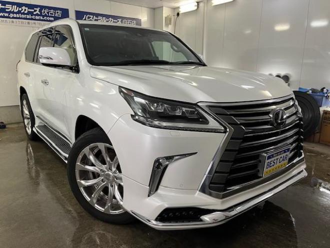 レクサスＬＸ５７０　本州仕入　レクサスセーフティセンス　寒冷地仕様　禁煙車　ＷＡＬＤ２２インチＡＷ　社外１８ＡＷ＋スタッドレスタイヤ付　モデリスタスポイラー　電動サンルーフ　純正レザーシート　純正ナビ（フルセグ地デジ　ＤＶＤ再生　Ｂｌｕｅｔｏｏｔｈ対応）＋バックカメラ＋全方位カメラ　マークレビンソン　リアエンターテイメント・リアツインモニター　パワーバックドア　レーダークルーズコントロール　シートヒーター＆クーラー　前後ドラレコ　クールボックス　ヘッドアップディスプレイ 4WD 5700 5Dr