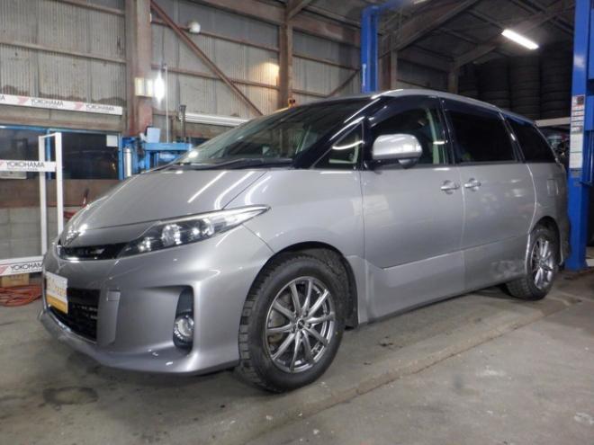 エスティマ2.4 アエラス 4WD　本州仕入・ナビ・TV・B/T・Bカメ・両側電動　車検新規2年　修復歴無　クルコン・フォグランプ・オットマン・寒冷地仕様・ETC 2400