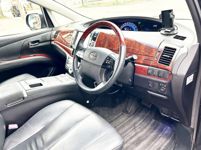 エスティマハイブリッドハイブリッド2.4アエラス レザーPKG 4WD　ローンが不安な方＜優遇ローン＞本州仕入　モデリスタエアロ サンルーフ 4WD