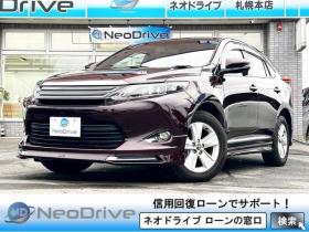 ハリアーハイブリッド　2.5ハイブリッドE-Fourエレガンス 4WD　ローンが不安な方＜優遇ローン＞寒冷地仕様　モデリスタエアロ　ハーフレザーシート 4WD