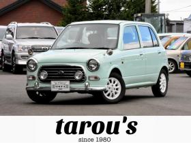 ミラジーノ　ミニライトスペシャル　tarou'sオリジナル　マカロン　後期／最終型　社外エンジンスタータ　オリジナルフェンダーミラー　シートカバー（チョコブラウン）