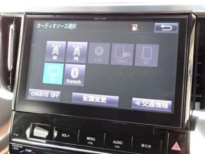 アルファード2.5 S 4WD　本州車　保証1年/走行距離無制限　4WD　パワースライドドア　純正10インチSDナビ　地デジ　バックカメラ　フロントブラインドモニター　ビルトインETC　スマートキー　純正18インチアルミホイール　LEDヘッドライト 2500
