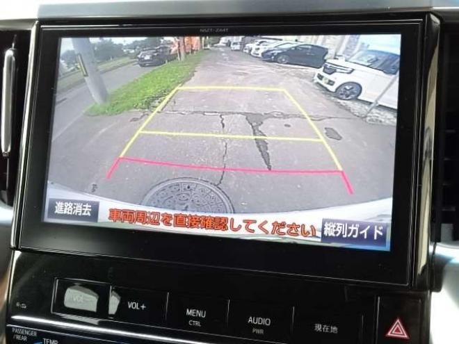 アルファード2.5 S 4WD　本州車　保証1年/走行距離無制限　4WD　パワースライドドア　純正10インチSDナビ　地デジ　バックカメラ　フロントブラインドモニター　ビルトインETC　スマートキー　純正18インチアルミホイール　LEDヘッドライト 2500