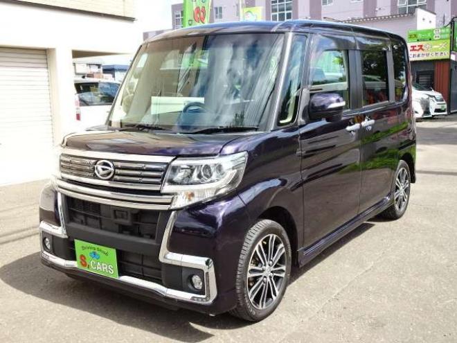 タントカスタム X トップエディション SAII 4WD　本州車　保証1年/走行距離無制限　4WD　パワースライドドア　純正8型ナビ　地デジ　Bluetooth接続　バックカメラ　スマートアシスト　衝突軽減　レーンキープアシスト　LEDヘッドライト　ETC　ハーフレザーシート 660