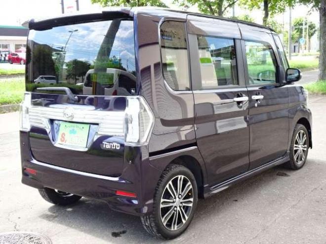 タントカスタム X トップエディション SAII 4WD　本州車　保証1年/走行距離無制限　4WD　パワースライドドア　純正8型ナビ　地デジ　Bluetooth接続　バックカメラ　スマートアシスト　衝突軽減　レーンキープアシスト　LEDヘッドライト　ETC　ハーフレザーシート 660