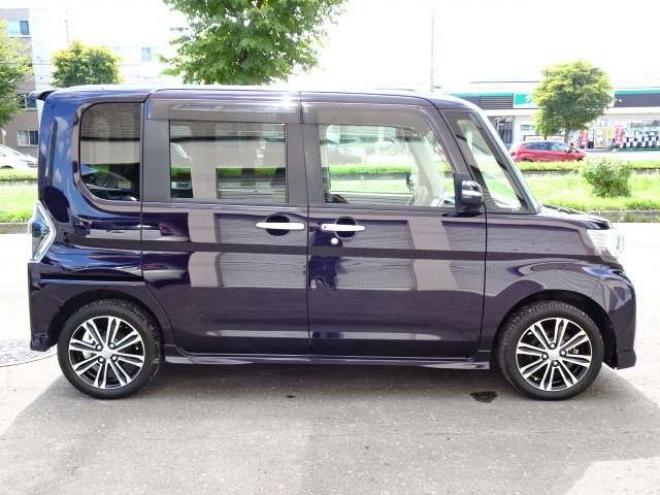 タントカスタム X トップエディション SAII 4WD　本州車　保証1年/走行距離無制限　4WD　パワースライドドア　純正8型ナビ　地デジ　Bluetooth接続　バックカメラ　スマートアシスト　衝突軽減　レーンキープアシスト　LEDヘッドライト　ETC　ハーフレザーシート 660