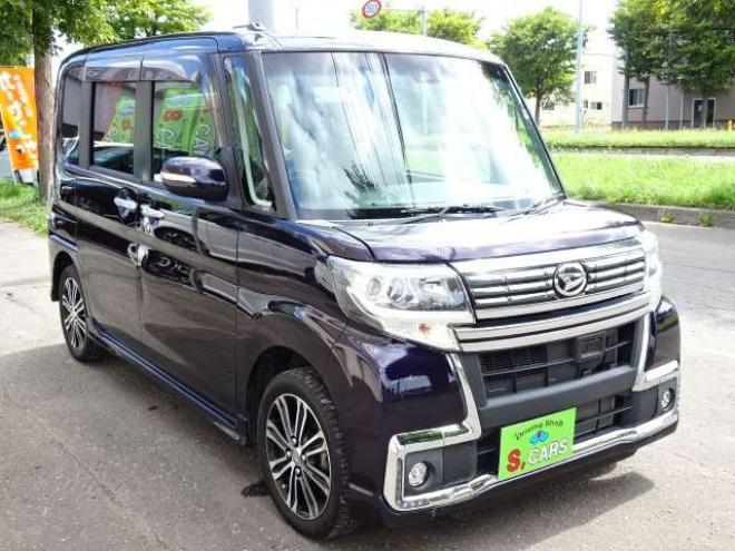 タントカスタム X トップエディション SAII 4WD　本州車　保証1年/走行距離無制限　4WD　パワースライドドア　純正8型ナビ　地デジ　Bluetooth接続　バックカメラ　スマートアシスト　衝突軽減　レーンキープアシスト　LEDヘッドライト　ETC　ハーフレザーシート 660
