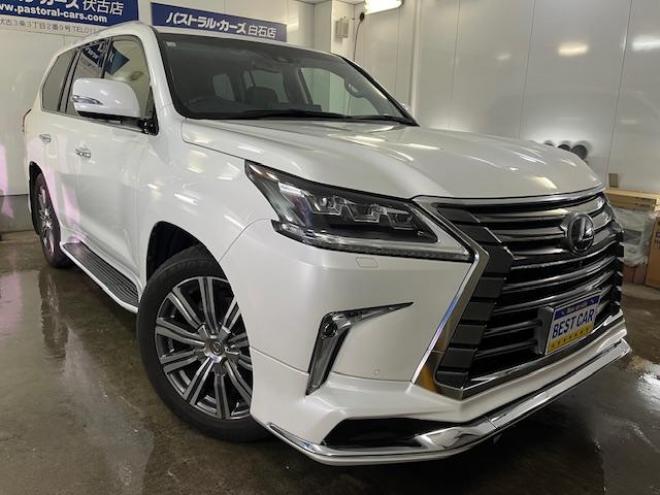レクサスＬＸ５７０　本州仕入　寒冷地仕様　禁煙車　純正２１インチＡＷ　社外１８ＡＷ＋スタッドレスタイヤ付　モデリスタスポイラー　電動サンルーフ　純正ブラックレザーシート　純正ナビ（フルセグ地デジ　ＤＶＤ再生　Ｂｌｕｅｔｏｏｔｈ対応）＋バックカメラ＋全方位カメラ　パワーバックドア　レーダークルーズコントロール　シートヒーター＆クーラー　前後ドラレコ　クールボックス　ヘッドアップディスプレイ 4WD 5700 5Dr