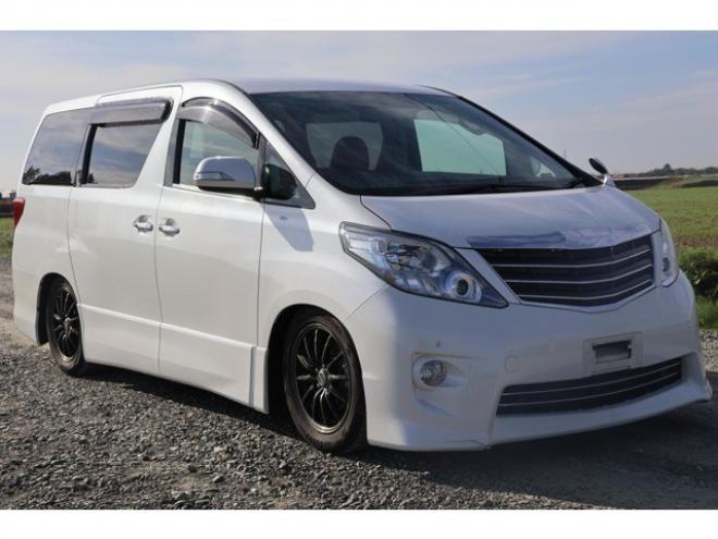 アルファード2.4 240S 4WD　検2年　バックモニター　ローダウン　両側電動スライドドア　社外ナビ　自社　ローンカノウ 2400
