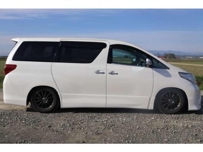 アルファード2.4 240S 4WD　検2年　バックモニター　ローダウン　両側電動スライドドア　社外ナビ　自社　ローンカノウ 2400