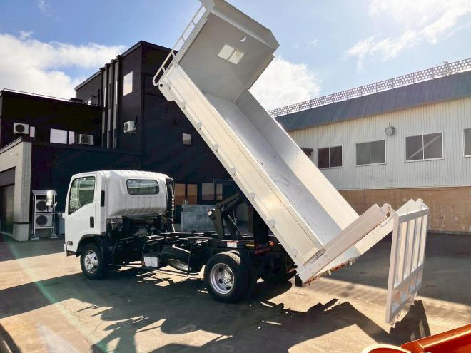 エルフ中古　ワイド　4WDファームダンプ　小型トラック