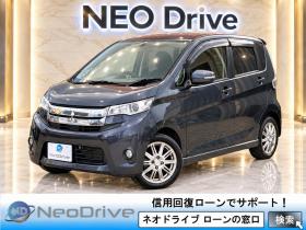 eKカスタム　660T 4WD　　ローンが不安な方＜優遇ローン＞純正メモリーナビ　フルセグTV　タッチパネルエアコン 