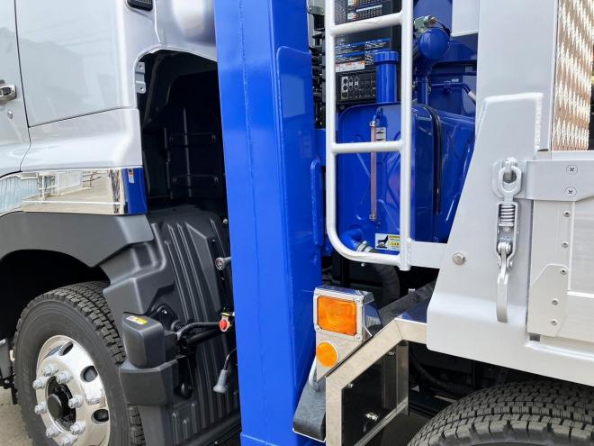 プロフィアオーダー用|未使用　4段ラジコンクレーン車　セルフローダー重機運搬車ウインチ付　大型トラック　nsl