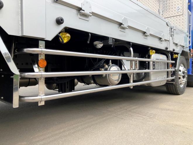 プロフィアオーダー用|未使用　4段ラジコンクレーン車　セルフローダー重機運搬車ウインチ付　大型トラック　nsl