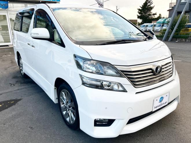 ヴェルファイア2.4ZプラチナセレクションⅡ 4WD　ローンが不安な方＜優遇ローン＞両側パワースライドドア　純正ナビ　バックカメラ 4WD
