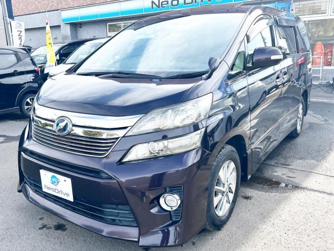 ヴェルファイアハイブリッド2.4ZR 4WD　ローンが不安な方＜優遇ローン＞本州仕入　ダブルサンルーフ　両側パワースライドドア 4WD