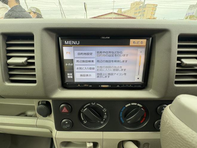 エブリィEVERY VAN 4WD JION TURBO寒冷地仕様　軽快軽ぱこ入庫　地デジナビ　キーレス　リアヒーター　エンジンオイル交換　フロントパット交換　ファンベルト交換　AFT交換　 4WD 660 5Dr