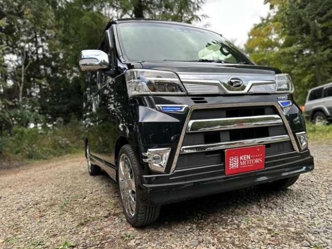 アトレーワゴン カスタムターボRS リミテッド SAIII　FR　パワステ　パワーウィンドウ　社外ナビ　社外アルミ　ABS　キーレス　左側電動スライドドア　ETC　バックカメラ　社外テール 2WD 660