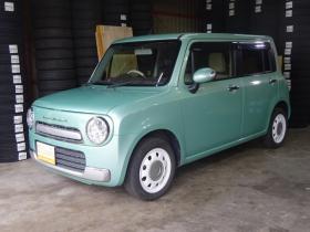 ラパン ショコラ X 4WD ナビ・TV・DVD再生・バックカメラ・スマートキー・プッシュスタート・HID・シートヒーター・アイドリングストップ・ETC・社外エンスタ・ベンチシート・ドアバイザー・オートライト 660