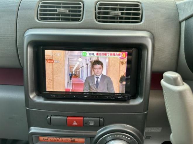 ピクシススペースX 4WD タイミングチェーン車　メモリーナビ　フルセグテレビ　DVD再生 Bluetooth エンジンスターター　スタッドレス付き 4WD 660 5Dr
