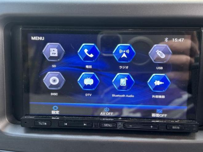 ピクシススペースX 4WD タイミングチェーン車　メモリーナビ　フルセグテレビ　DVD再生 Bluetooth エンジンスターター　スタッドレス付き 4WD 660 5Dr