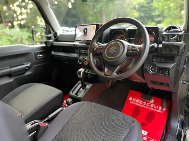 ジムニーシエラ1.5 JC 4WD パワステ パワーウィンドウ 社外ナビ 社外アルミ ABS キーレス ワンオーナー ETC ドライブレコーダー リフトアップ 横滑り防止装置 盗難防止装置 シートヒーター 1500