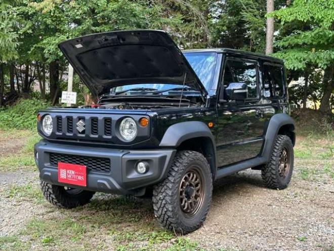 ジムニーシエラ1.5 JC 4WD パワステ パワーウィンドウ 社外ナビ 社外アルミ ABS キーレス ワンオーナー ETC ドライブレコーダー リフトアップ 横滑り防止装置 盗難防止装置 シートヒーター 1500