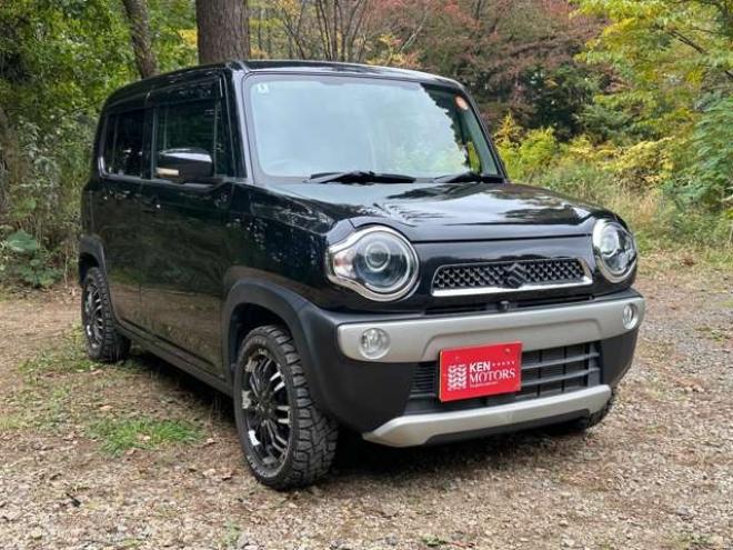ハスラーX 4WD 社外マフラー デュアルカメラブレーキサポート パワステ パワーウィンドウ キーレス オートエアコン シートヒーター 純正アルミ ナビTV バックカメラ 660