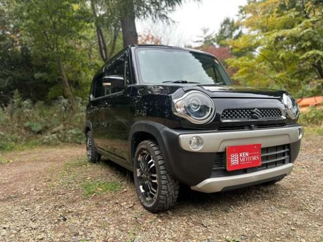 ハスラーX 4WD 社外マフラー デュアルカメラブレーキサポート パワステ パワーウィンドウ キーレス オートエアコン シートヒーター 純正アルミ ナビTV バックカメラ 660