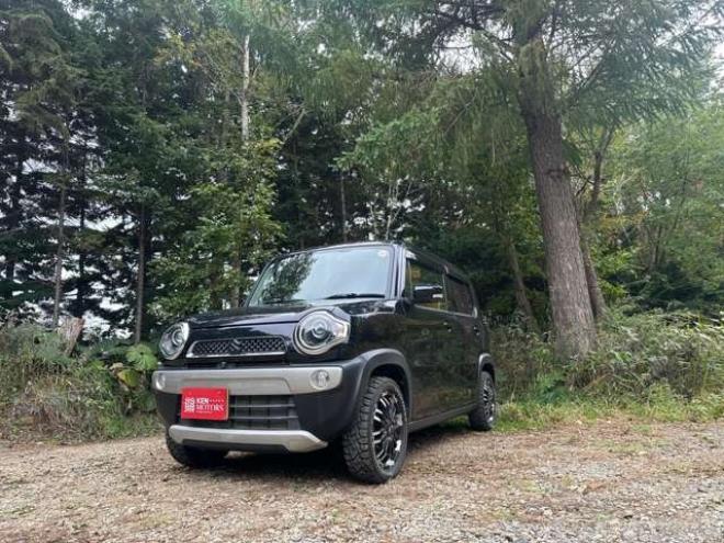 ハスラーX 4WD 社外マフラー デュアルカメラブレーキサポート パワステ パワーウィンドウ キーレス オートエアコン シートヒーター 純正アルミ ナビTV バックカメラ 660