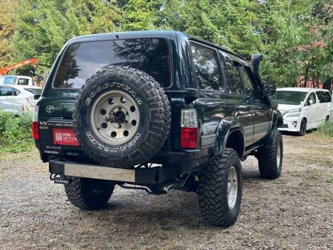 ランドクルーザー80 4.2 VXリミテッド EGR装着車 ディーゼルターボ 4WD リフトアップ 社外バンパー 3連メーター サンルーフ キーレス クルーズコントロール ETC パワステ パワーウィンドウ 社外ナビ 社外アルミ キーレスエントリー 4200
