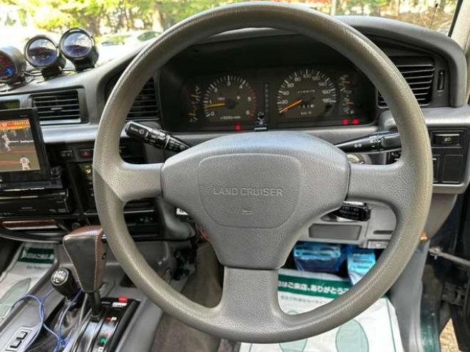 ランドクルーザー80 4.2 VXリミテッド EGR装着車 ディーゼルターボ 4WD リフトアップ 社外バンパー 3連メーター サンルーフ キーレス クルーズコントロール ETC パワステ パワーウィンドウ 社外ナビ 社外アルミ キーレスエントリー 4200