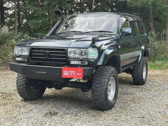 ランドクルーザー80 4.2 VXリミテッド EGR装着車 ディーゼルターボ 4WD リフトアップ 社外バンパー 3連メーター サンルーフ キーレス クルーズコントロール ETC パワステ パワーウィンドウ 社外ナビ 社外アルミ キーレスエントリー 4200