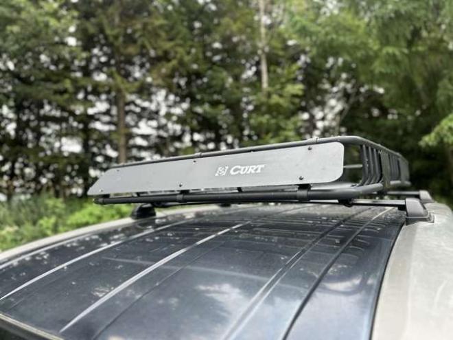 エレメント2.4 4WD ETC/社外ナビ/後席モニター/ルーフラック 2400