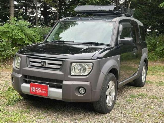 エレメント2.4 4WD ETC/社外ナビ/後席モニター/ルーフラック 2400