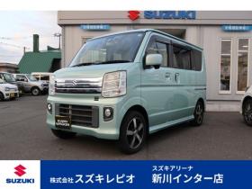 エブリィ　ワゴン PZターボ 4WD　社外フルセグナビ　バックカメラ　社外前後ドライブレコーダー　ETC　シートヒーター　助手席側電動スライドドア　レーダーブレーキサポート 660